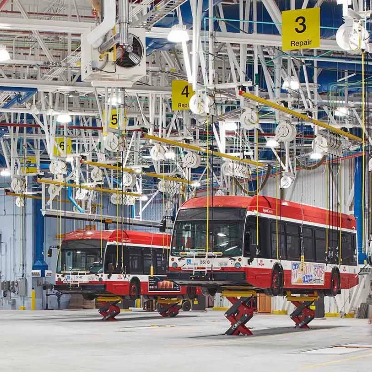 AIMPRO Société de transport de Laval Agrandissement du garage Laval Québec Canada